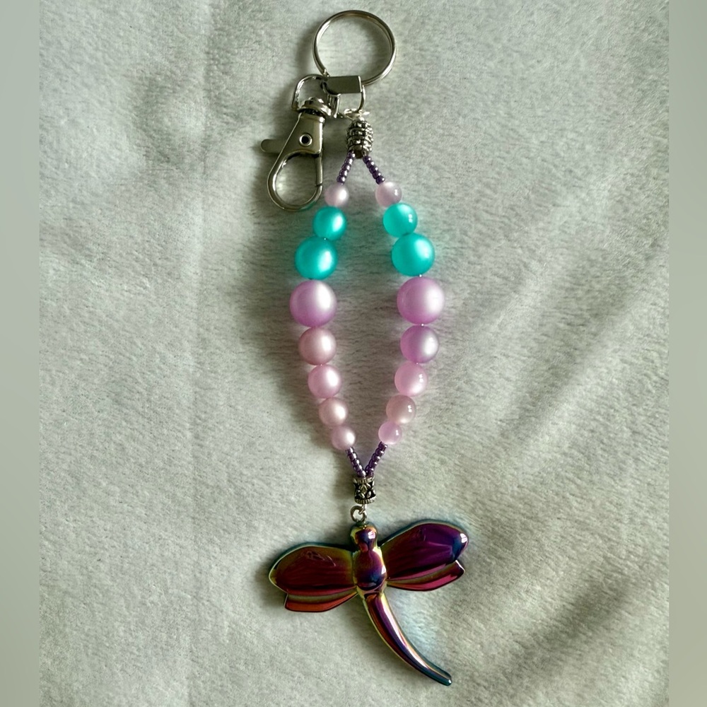 Dragonfly Charm Keychain/ Purse Charm